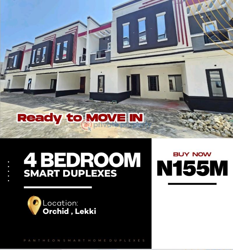 4 bedroom Terrace For Sale Pantheon Bridge Street ,along Orchid Hotel Road, Before Cooplag Estate, Lafiaji Lekki Lagos - 8
