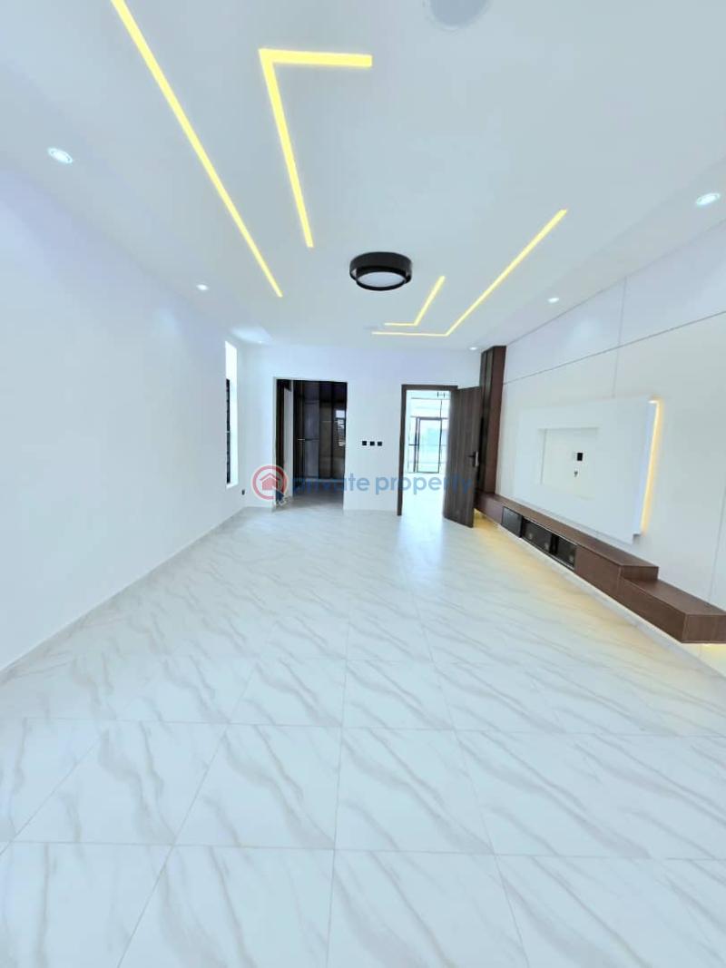 Smart 5 bedroom detached duplex with bq, cinema, - 5 5 bedroom Detached Duplex For Sale Chevron Drive Lekki Lagos - 5