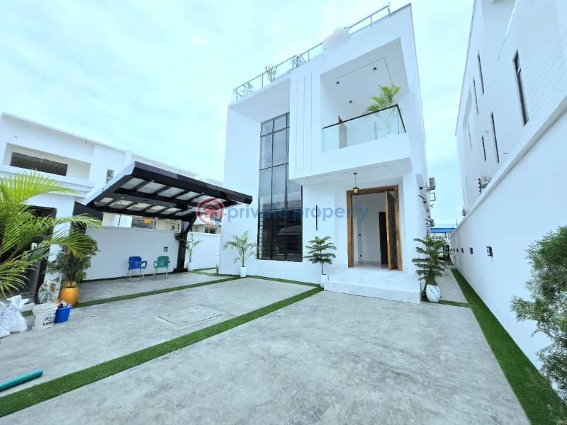 Smart 5 bedroom detached duplex with bq, cinema, - 0 5 bedroom Detached Duplex For Sale Chevron Drive Lekki Lagos - 0