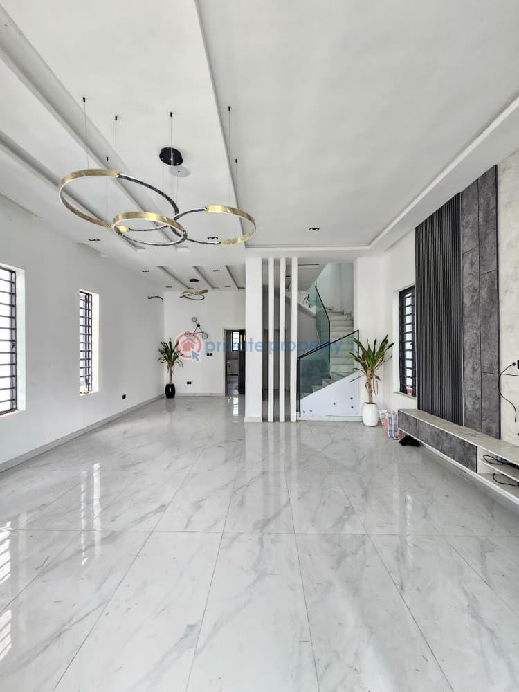 Smart 5 bedroom detached duplex with bq, cinema, - 16 5 bedroom Detached Duplex For Sale Chevron Drive Lekki Lagos - 16