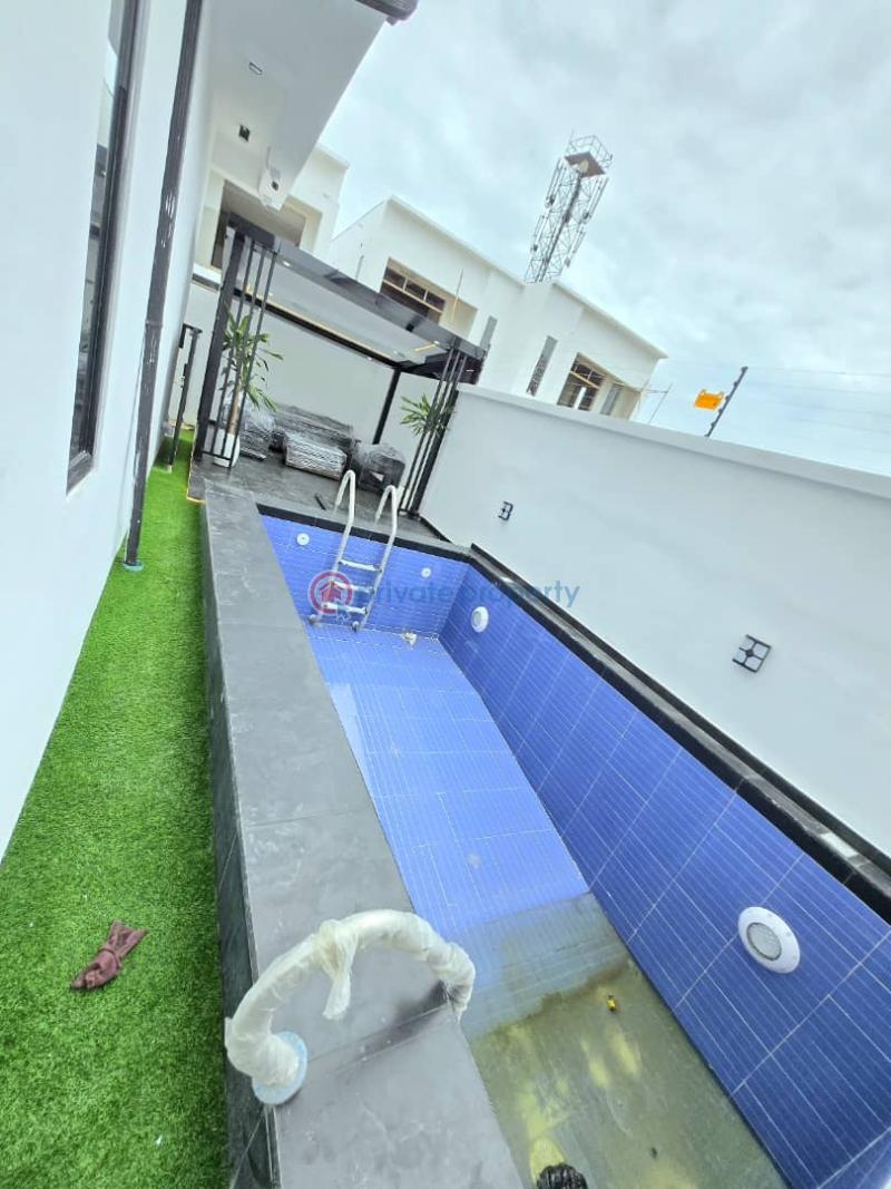 Smart 5 bedroom detached duplex with bq, cinema, - 23 5 bedroom Detached Duplex For Sale Chevron Drive Lekki Lagos - 23