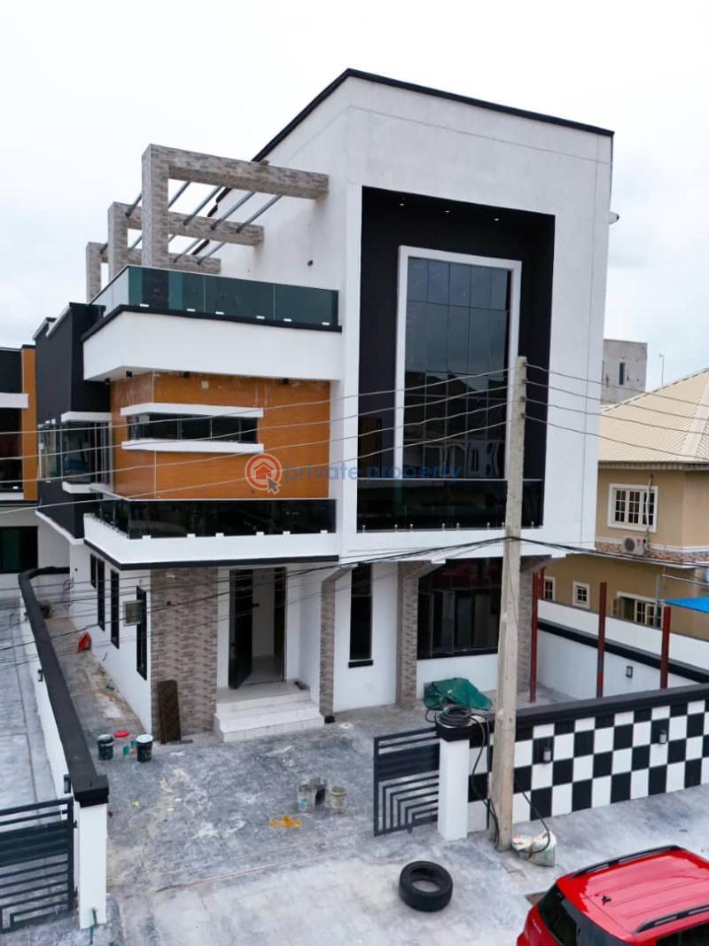6 bedroom Detached Duplex For Sale Chevron Drive Lekki Lagos - 1