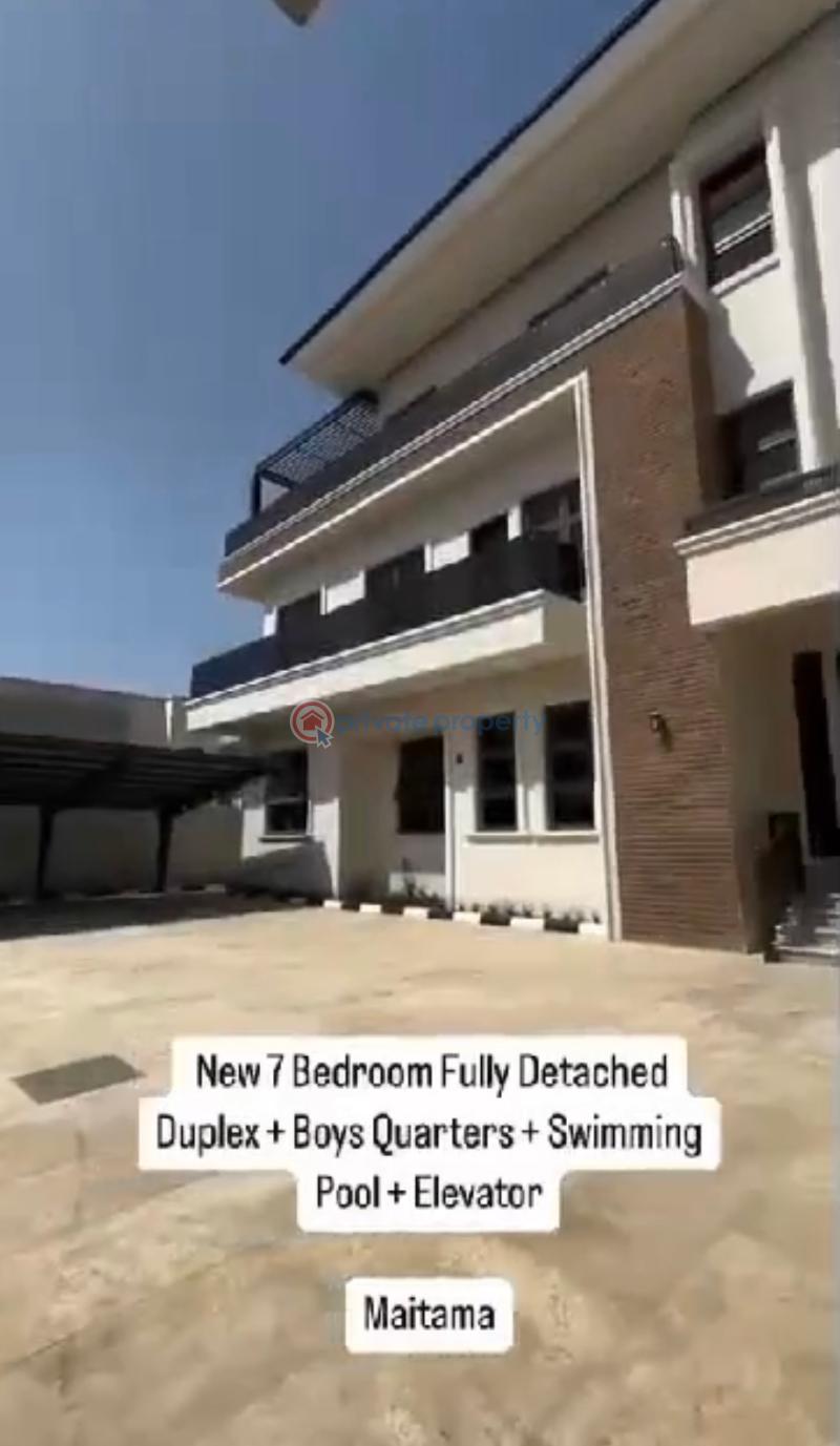 7 bedroom Duplex For Sale Maitama Abuja Phase 1  - 0