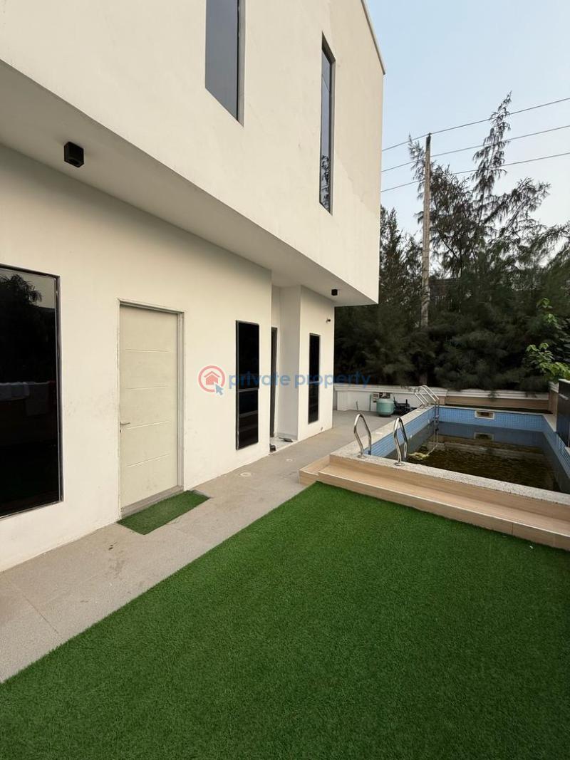 Smart duplex with swimming pool, cinema*  🔑🔑 5bedrooms fully-detached duplex with bq for sale - 8 5 bedroom Detached Duplex For Sale Lekki County Lekki Lagos - 8