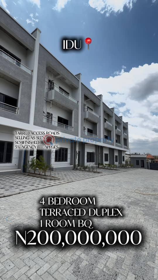4 bedroom Terraced Duplex For Sale Idu Industrial Abuja Phase 3  - 10