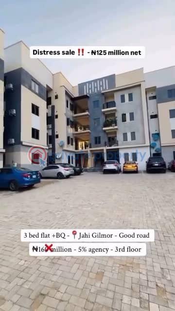 3 bedroom Block Of Flats For Sale Jahi Abuja Phase 2  - 2