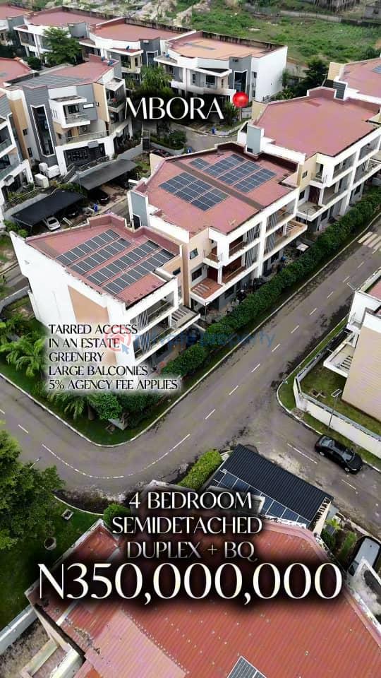 4 bedroom Semi detached Duplex For Sale Mbora Abuja Phase 3  - 0
