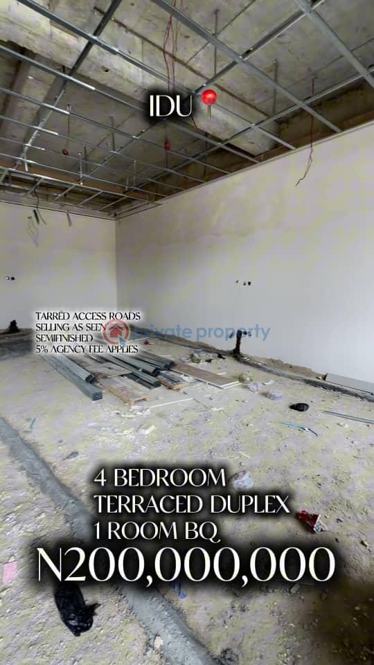4 bedroom Terraced Duplex For Sale Idu Industrial Abuja Phase 3  - 17
