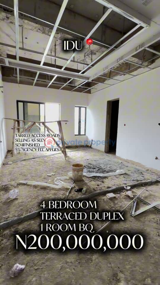 4 bedroom Terraced Duplex For Sale Idu Industrial Abuja Phase 3  - 19