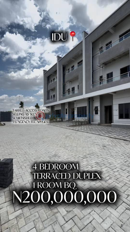 4 bedroom Terraced Duplex For Sale Idu Industrial Abuja Phase 3  - 3