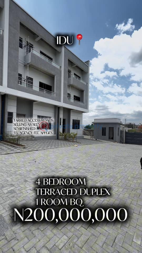 4 bedroom Terraced Duplex For Sale Idu Industrial Abuja Phase 3  - 6