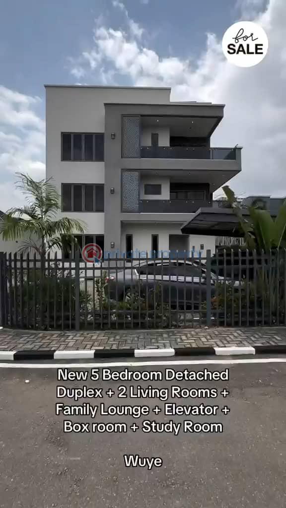 5 bedroom Detached Duplex For Sale Wuye Abuja Phase 2  - 0