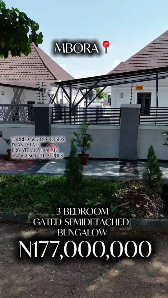 3 bedroom Detached Bungalow For Sale Mbora Abuja Phase 3  - 0