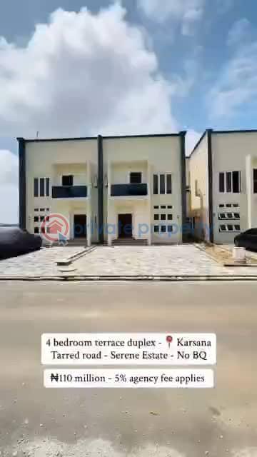 4 bedroom Terraced Duplex For Sale Karsana Abuja Phase 3  - 0