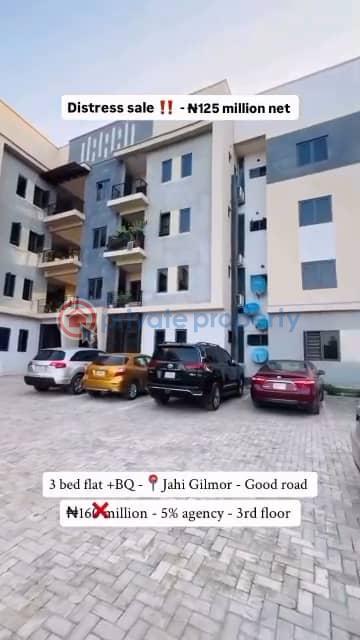 3 bedroom Block Of Flats For Sale Jahi Abuja Phase 2  - 1