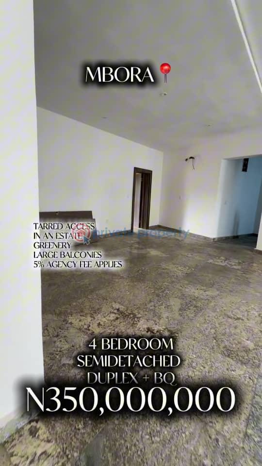 4 bedroom Semi detached Duplex For Sale Mbora Abuja Phase 3  - 2