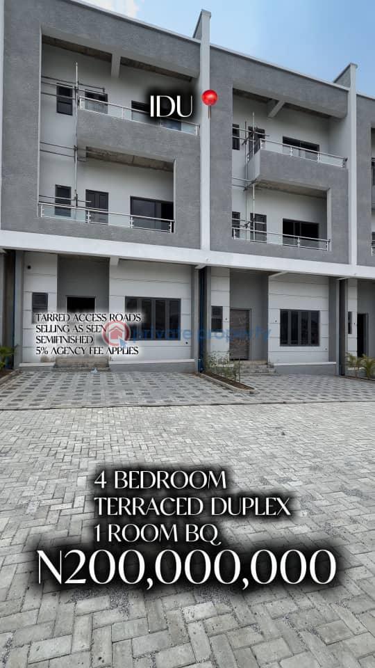 4 bedroom Terraced Duplex For Sale Idu Industrial Abuja Phase 3  - 13