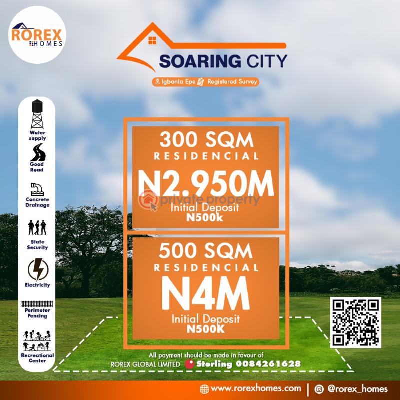 Land For Sale Soaring City Estate Igbonla Epe Epe Lagos - 4