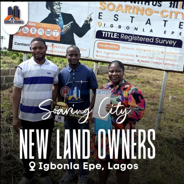 Land For Sale Soaring City Estate Igbonla Epe Epe Lagos - 2
