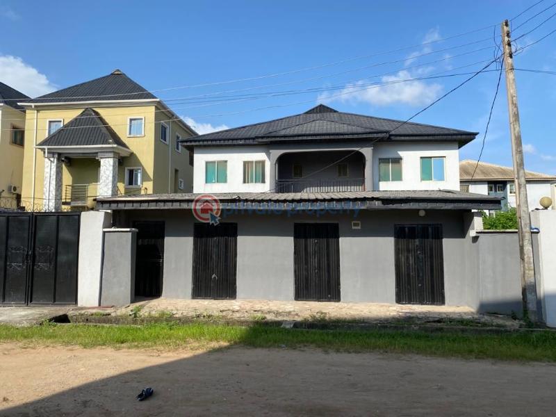 Solid building with units of flats and shops - 1 10 bedroom Duplex For Sale Off Community Road Ago Palace Isolo Lagos - 1