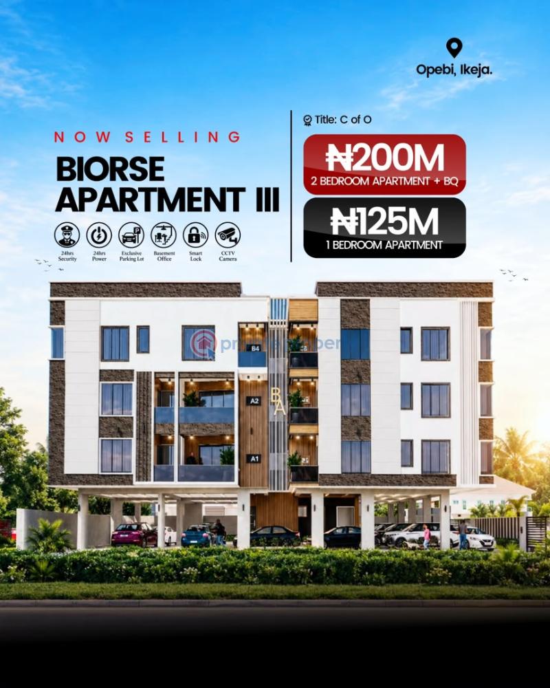 2 bedroom Flat & Apartment For Sale Opebi Ikeja Lagos