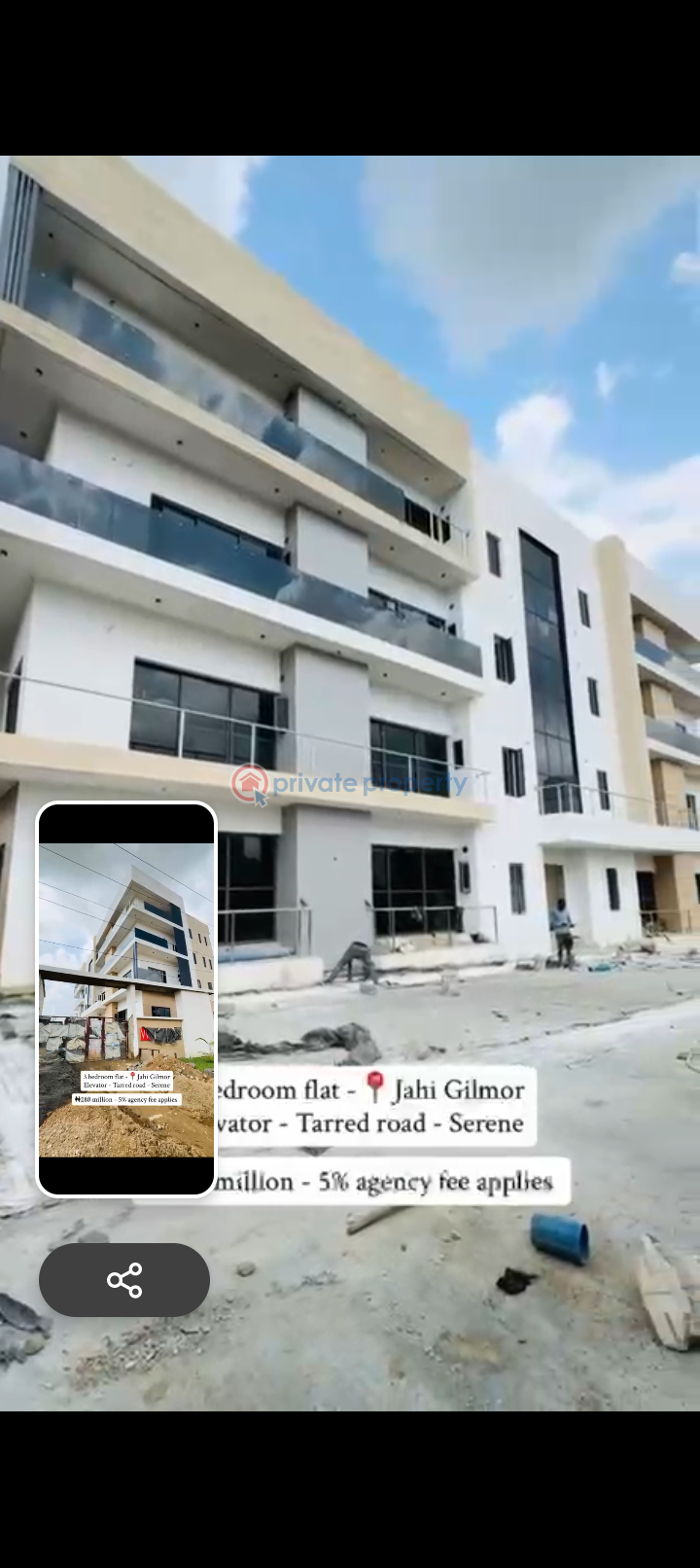 3 bedroom Block Of Flats For Sale Jahi Abuja Phase 2  - 1
