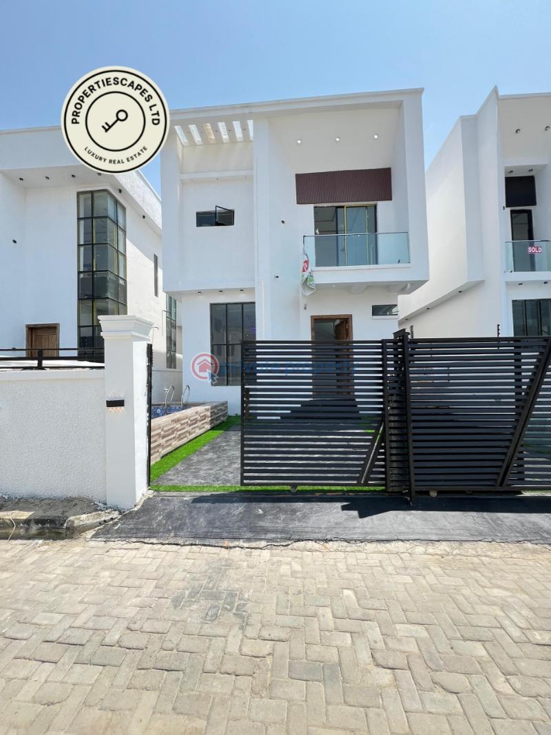 Spacious 4 bedroom detaced duplex with swimming pool and bq - 0 4 bedroom Detached Duplex For Sale Chevron Drive Lekki Lagos - 0