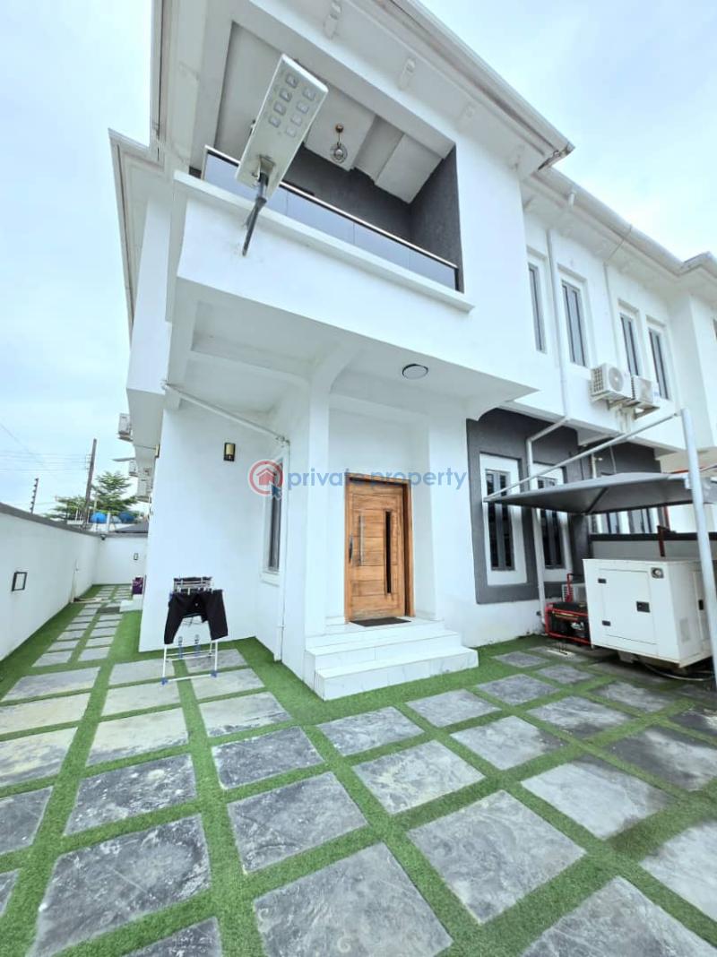 Spacious 4 bedroom semi-detached duplex self service - 1 4 bedroom Semi detached Duplex For Rent Idado Lekki Lagos - 1