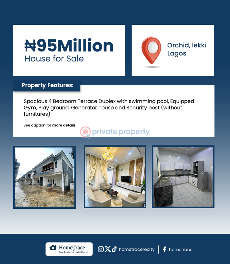 4 bedroom Semi detached Duplex For Sale Orchid, Lekki Lagos - 1