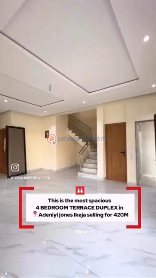 4 bedroom Terraced Duplex For Sale Adeniyi Jones Ikeja Lagos - 3