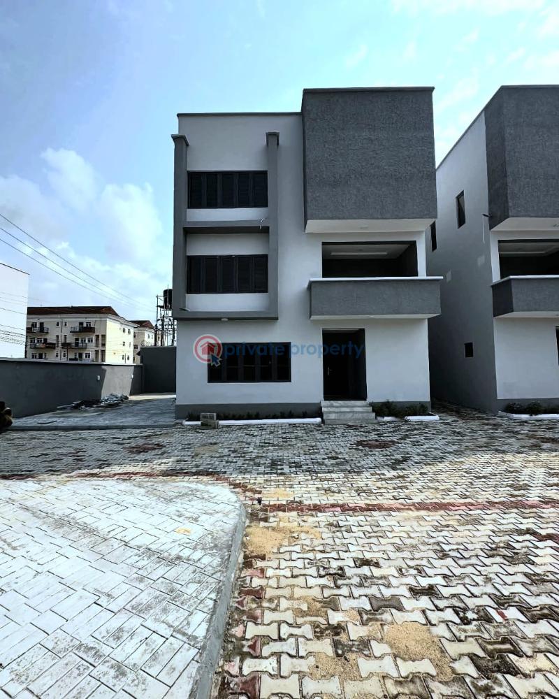 Spacious 4-bedroom terrace duplex + bq with pool - 5 4 bedroom Terraced Duplex For Rent Ologolo Lekki Lagos - 5