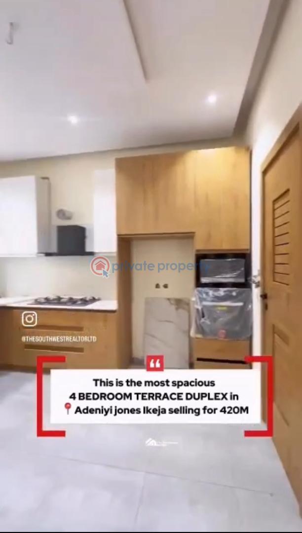 4 bedroom Terraced Duplex For Sale Adeniyi Jones Ikeja Lagos - 4