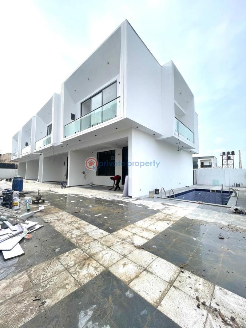 4 bedroom Terraced Duplex For Sale Ikota By Mobil Road, Lekki Lagos - 1