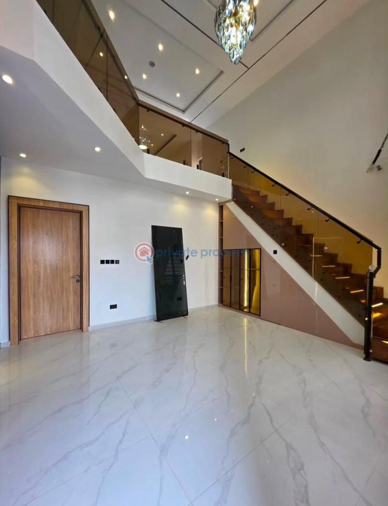 Spacious 5 bedroom detaced duplex with bq and rooftop terrace in a serene environment - 4 5 bedroom Detached Duplex For Sale Chevron Drive Lekki Lagos - 4