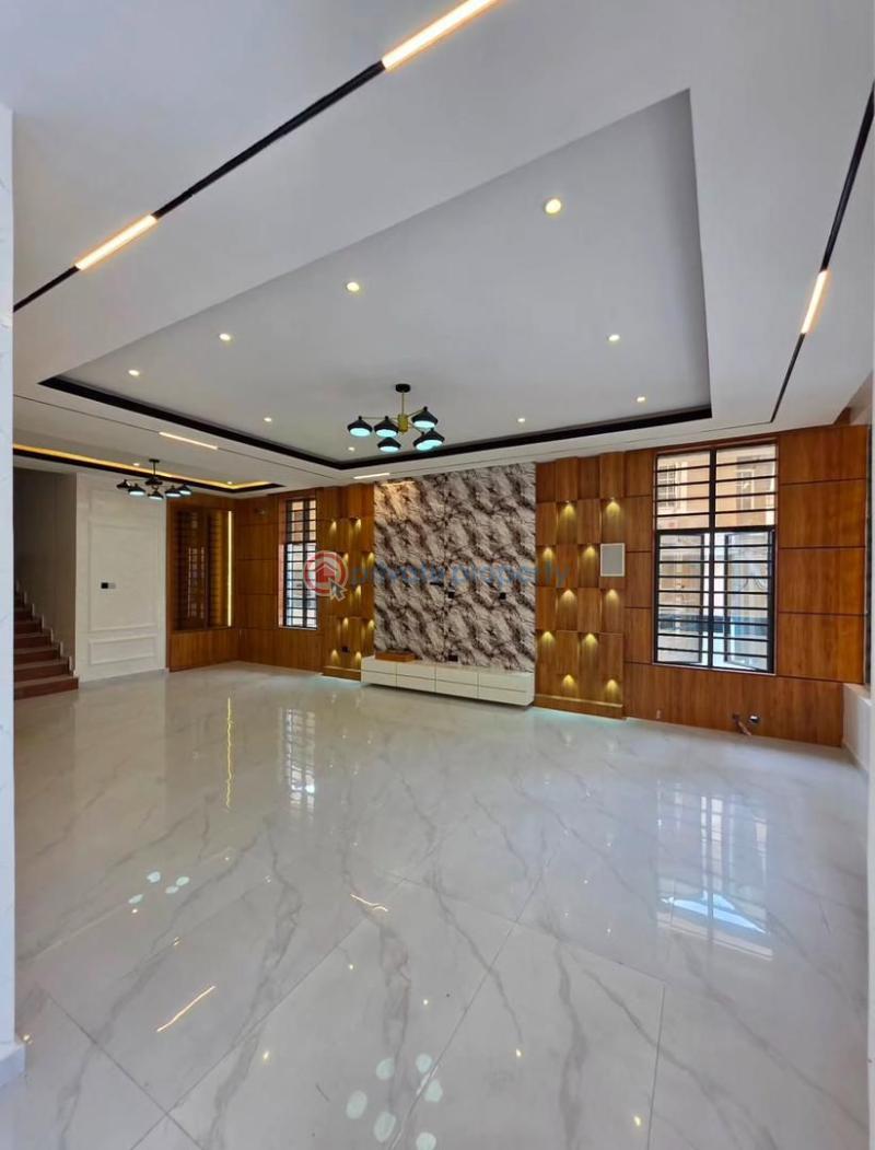 Spacious 5 bedroom detaced duplex with bq and rooftop terrace in a serene environment - 1 5 bedroom Detached Duplex For Sale Chevron Drive Lekki Lagos - 1