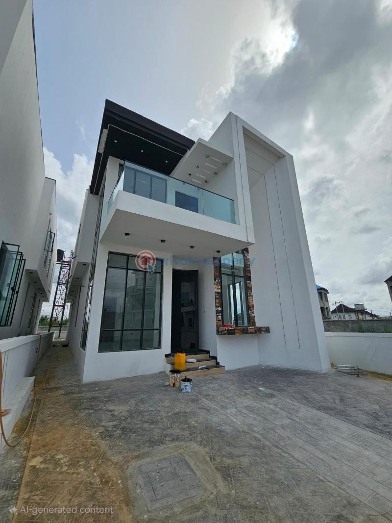 Spacious 5 bedroom full detached duplex with bq and swimming pool - 1 5 bedroom Detached Duplex For Sale Chevron Drive Lekki Lagos - 1