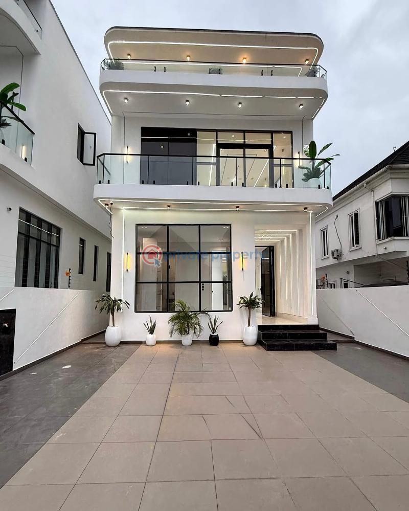 Spacious 5bedroom detached house with pool - 1 5 bedroom Duplex For Sale Oral Estate Lekki Lagos - 1