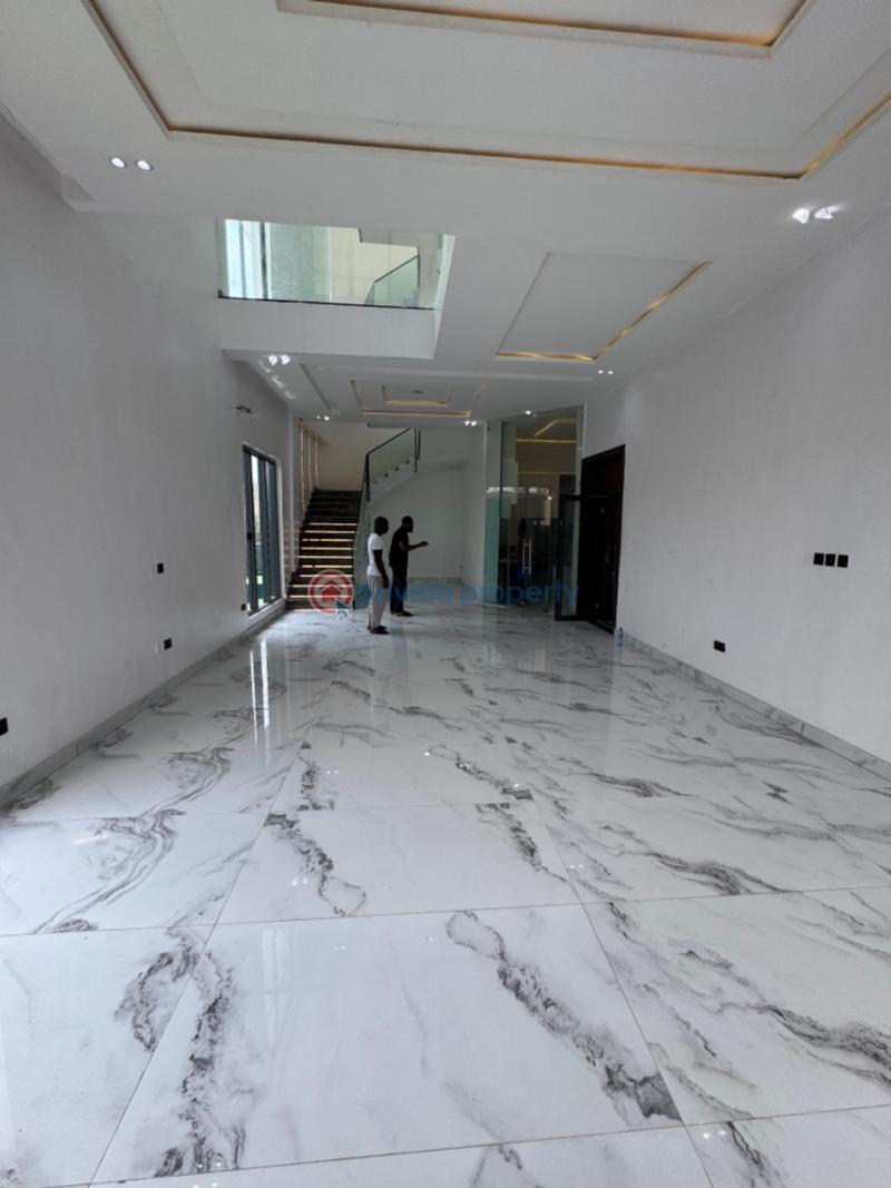 Spacious 5bedroom detached house with pool and elevator - 4 6 bedroom Detached Duplex For Sale Osapa Lekki Lagos - 4
