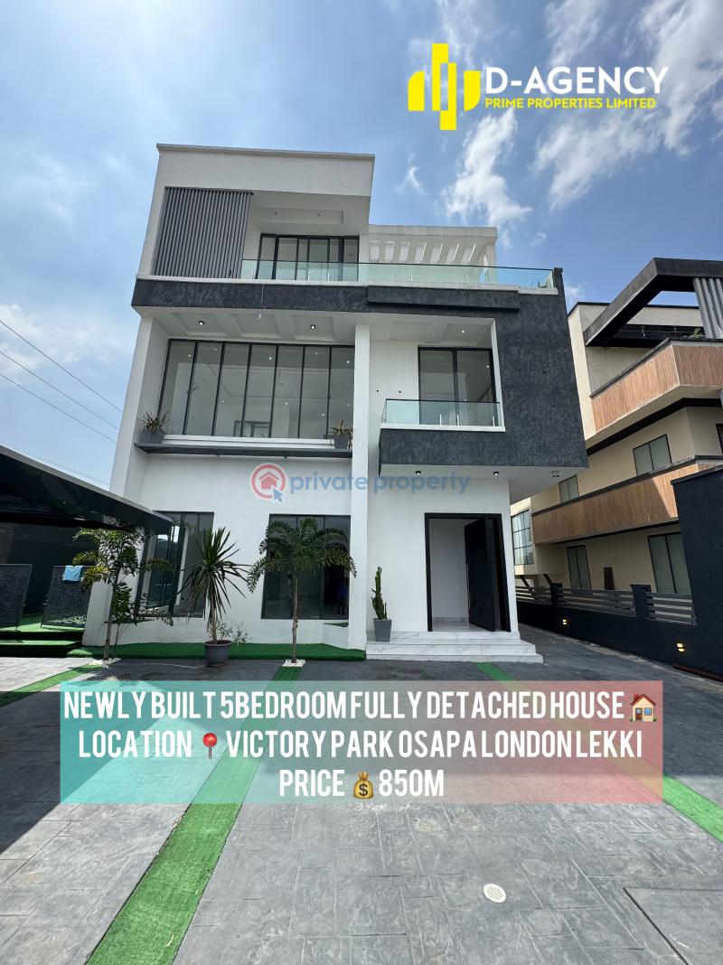 Spacious 5bedroom detached house with pool and elevator - 0 6 bedroom Detached Duplex For Sale Osapa Lekki Lagos - 0