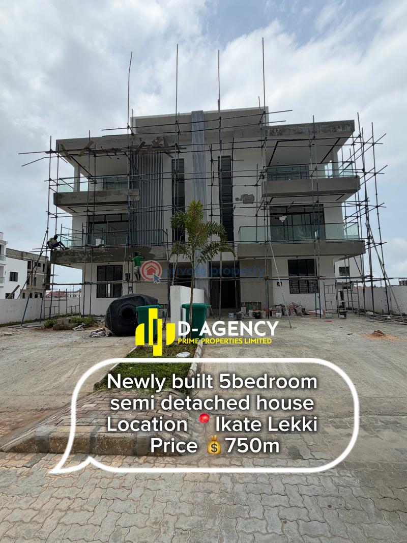 5 bedroom Semi detached Duplex For Sale Ikate Elegushi Lekki Lagos - 0