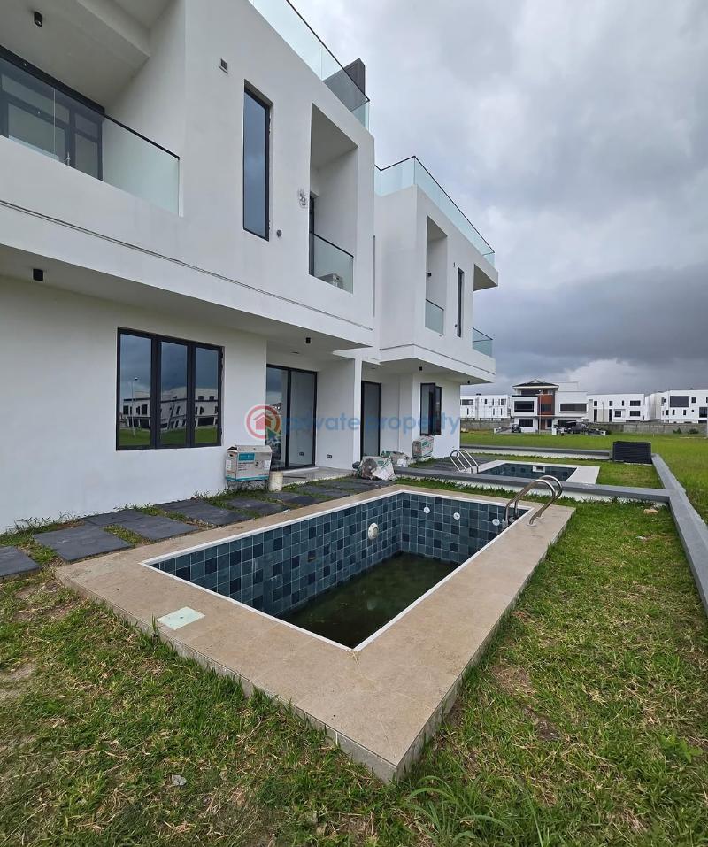 Spacious 5bedroom semi detached house with pool - 9 5 bedroom Semi detached Duplex For Sale Ikate Elegushi Lekki Lagos - 9