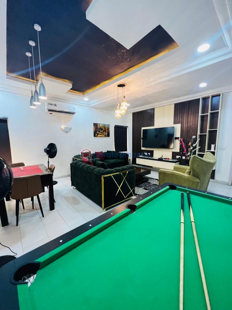 Spacious & furnished 3 bedroom apartment with snooker - 34 3 bedroom Block Of Flats For Rent Beside Prime Water, Off Freedom Way, Lekki Phase 1 Lekki Phase 1 Lagos - 34