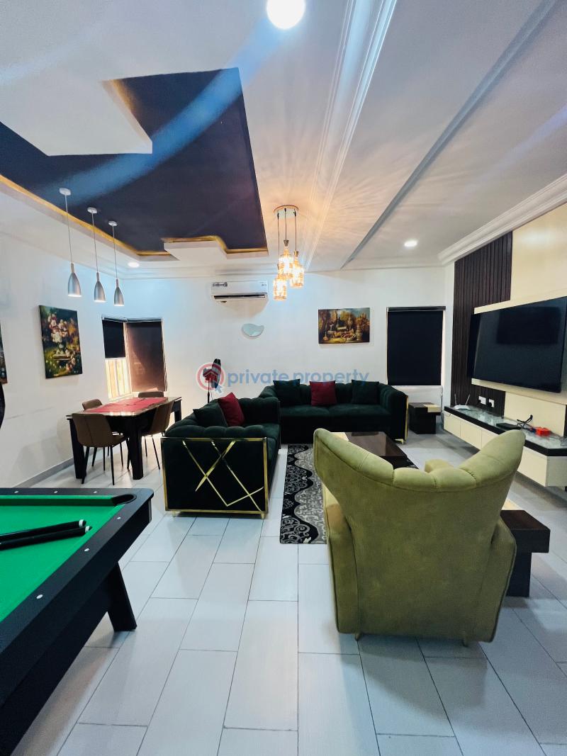 Spacious & furnished 3 bedroom apartment with snooker - 35 3 bedroom Block Of Flats For Rent Beside Prime Water, Off Freedom Way, Lekki Phase 1 Lekki Phase 1 Lagos - 35