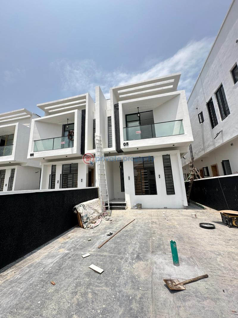 Spacious luxury 4 bedroom semi-detached duplex with bq - 0 4 bedroom Semi detached Duplex For Sale Idado Lekki Lagos - 0