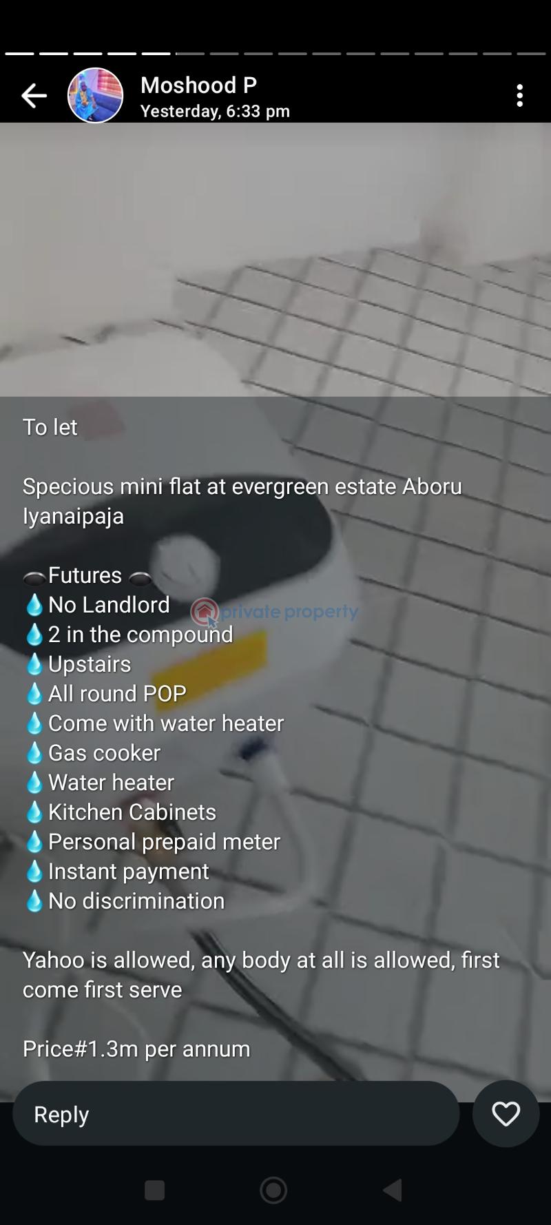 1 bedroom Mini Flat For Rent Aboru Iyana Ipaja Iyana Ipaja Lagos - 0