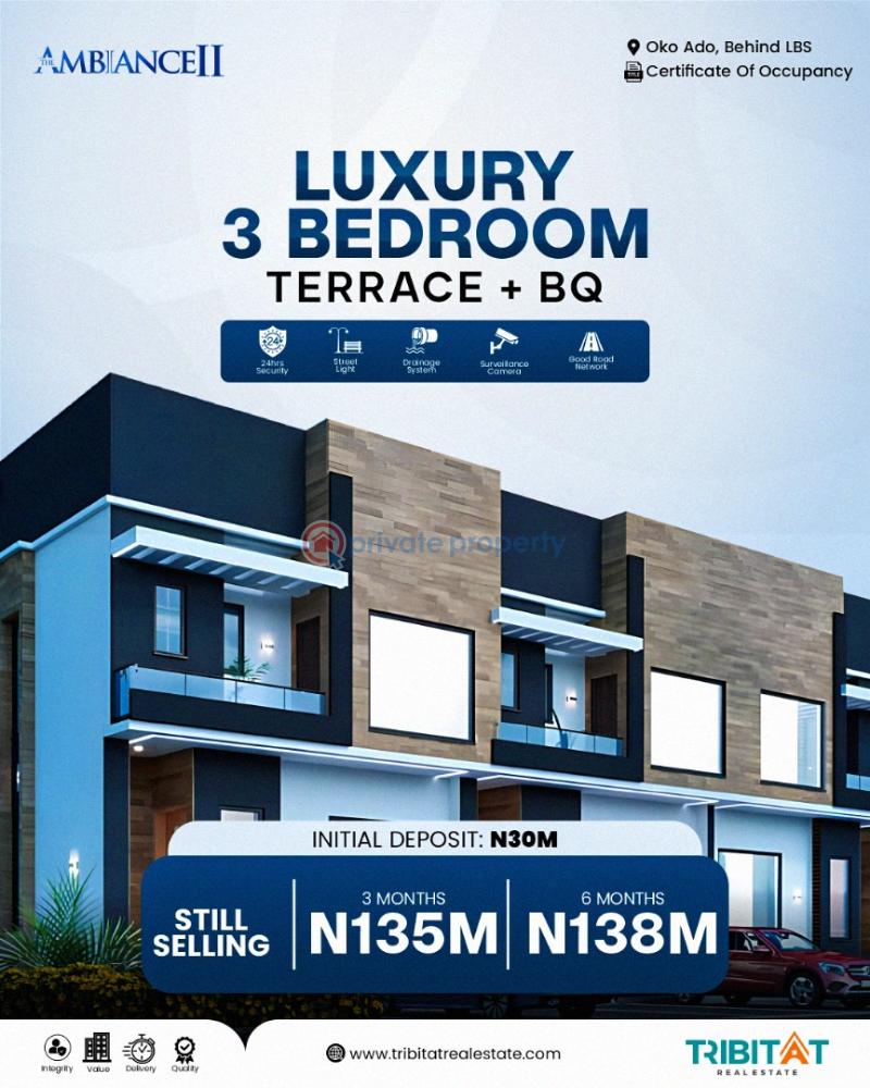 3 bedroom Detached Duplex For Sale Blenco Super Market Sangotedo Ajah Lagos - 4