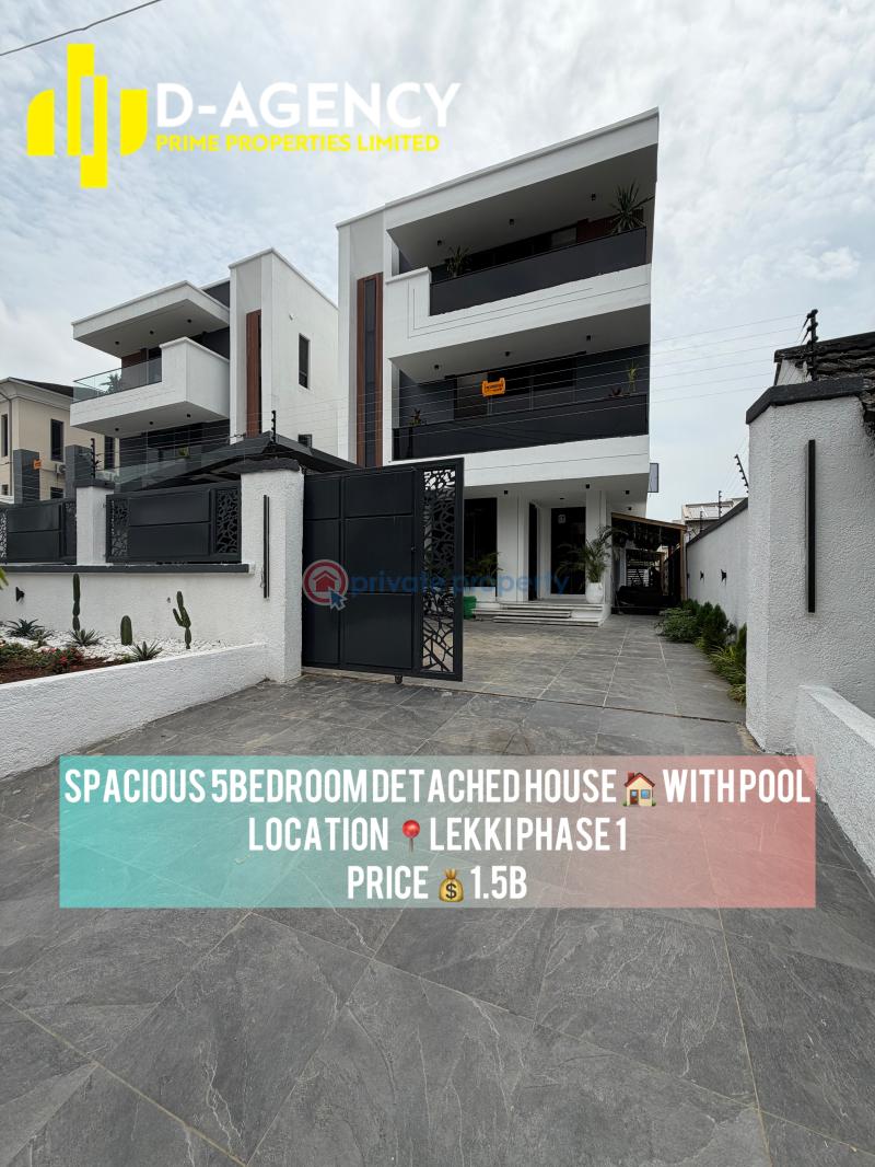 5 bedroom Detached Duplex For Sale Lekki Phase 1 Lagos - 0