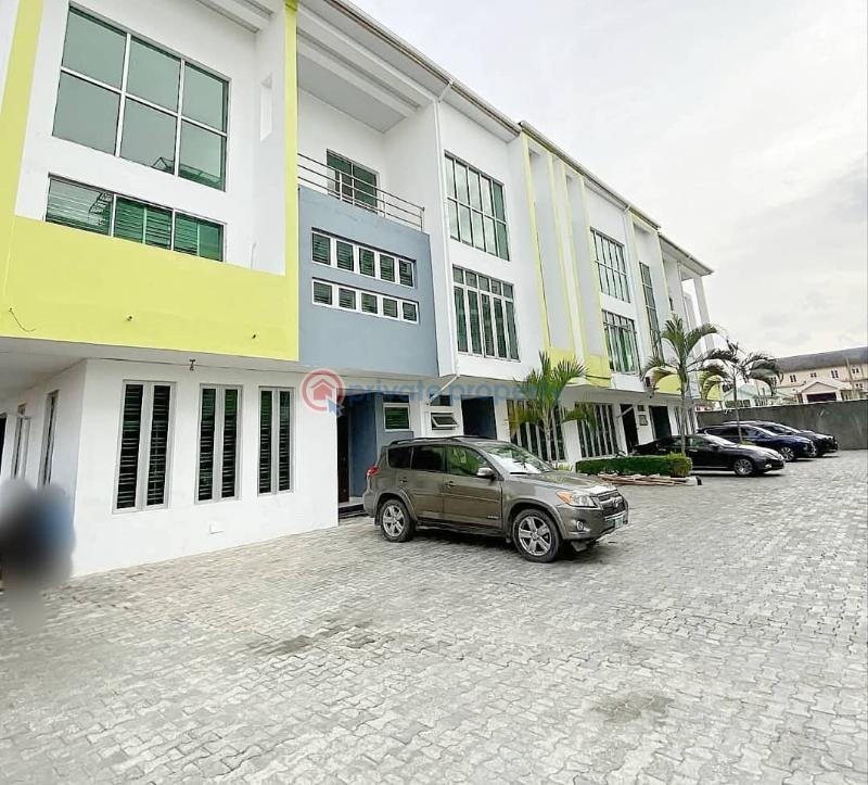 Spacious  serviced 4 bedroom terrace house - 1 4 bedroom Terraced Duplex For Rent Lekki Phase 1 Lagos - 1