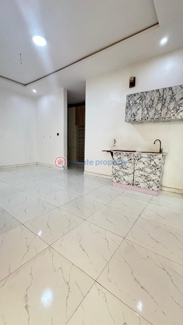 Spacious standard studio master’s bedroom apartment with fitted personal kitchen upstairs - 7 1 bedroom Studio Apartment For Rent Chevron Drive Lekki Lagos - 7