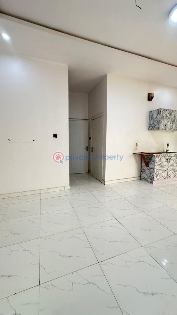 Spacious standard studio master’s bedroom apartment with fitted personal kitchen upstairs - 3 1 bedroom Studio Apartment For Rent Chevron Drive Lekki Lagos - 3